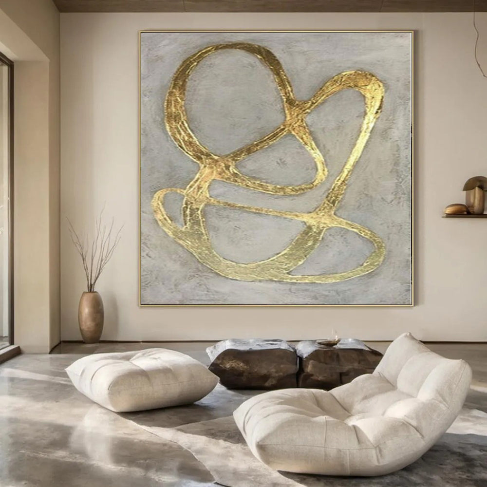 Illustration of Abstract Artistic Penthouse Colors
