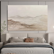 Load image into Gallery viewer, Textured Monochromatic Abstract Landscape Painting DKH465
