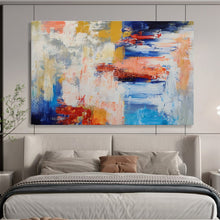 Load image into Gallery viewer, Bold Color Abstract Splash Painting on Canvas - “Chaotic Harmony” DKH646
