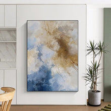 Load image into Gallery viewer, Giant Abstract Autumn - themed Acrylic Painting for Seasonal Living Space Decor LargeART0260
