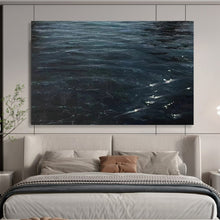 Load image into Gallery viewer, “Dark Ocean Waves” - Realistic - Inspired Abstract Acrylic, Suits Coastal Living Room and Nautical Library DLZ263
