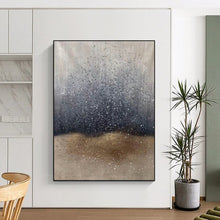 Load image into Gallery viewer, Textured Rain - Themed Abstract Art, Ideal for Calm Reading Nook &amp; Meditative Space LargeART1969
