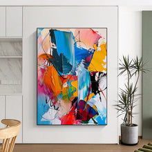 Load image into Gallery viewer, Colorful Abstract Chaos Art - Great for Modern Art Gallery &amp; Energetic Startup Office LargeART0689
