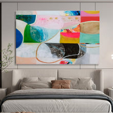 Load image into Gallery viewer, Mixed - Shape Color Block Abstract Art for Artistic Boutique &amp; Gallery Pop - Up DKH069
