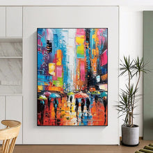 Load image into Gallery viewer, Vibrant Urban Abstract Art, Ideal for Modern Living Room &amp; Creative Café LargeART2141
