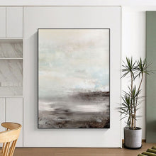Load image into Gallery viewer, “Silent Dusk” - Muted grays and whites for a tranquil dusk scene DTP154

