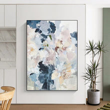 Load image into Gallery viewer, “Delicate Floral Whispers” Abstract Flower Bouquet Painting on Canvas, Soft Romantic Art DKH929
