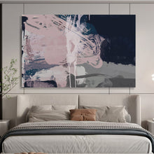 Load image into Gallery viewer, Soft Pink - Purple Abstract Fusion Acrylic painting DLZ142
