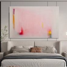 Load image into Gallery viewer, Soft Pink Abstract Minimalist Art - Ideal for Calm Nursery &amp; Serene Yoga Studio DKH024
