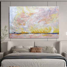 Load image into Gallery viewer, Pastel Sky Abstract Painting on Canvas DKH564
