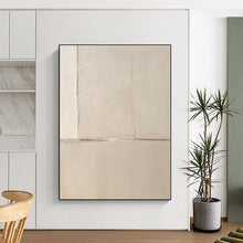 Load image into Gallery viewer, Simple White Panel Acrylic Art - For Gallery Wall &amp; Home Office Setup LargeART0538
