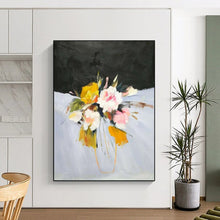 Load image into Gallery viewer, Vibrant Abstract Flower Bouquet Art, Suited for Feminine Bedroom &amp; Charming Café LargeART1995
