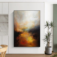 Load image into Gallery viewer, Abstract Painting, Warm - Toned Landscape - Perfect for Living Room &amp; Bedroom Decor LargeART2333
