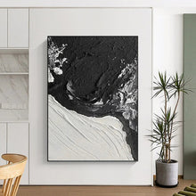 Load image into Gallery viewer, “Starry Night Voyage: Colorful Seascape” Abstract Painting on Canvas, Nautical Bedroom Decor DKH1048
