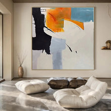 Load image into Gallery viewer, Large - Scale Hand - painted Color Blocked Dynamism Acrylic Art for Modern Home Offices LargeART0208
