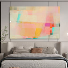 Load image into Gallery viewer, Soft Pastel Abstract - Dreamy Living Room or Bedroom Art LargeART1499
