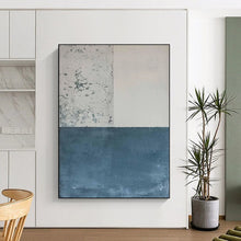 Load image into Gallery viewer, “Minimalist Color Blocks” – Simple Color - Blocked Oil Painting with Subtle Textures DTP085
