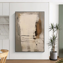 Load image into Gallery viewer, Gray - White - Black Abstract Lines Acrylic Art - Perfect for Loft &amp; Creative Studio Decor LargeART0539
