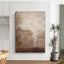 Load image into Gallery viewer, “Soft Neutral Abstract” - Subtle Textured Art on Canvas DKH1470
