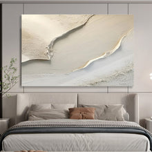 Load image into Gallery viewer, Textured Beige Abstract Minimalist Art for Modern Entryway &amp; Serene Meditation Room DKH040
