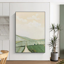 Load image into Gallery viewer, “Pastel Rural Pathway” - Soft - Toned Landscape Art on Canvas DKH1449
