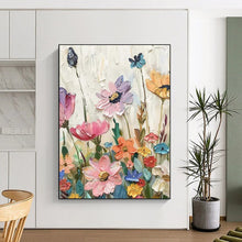 Load image into Gallery viewer, Impasto Floral Art, Colorful Botanical Painting for Cheerful Kitchen &amp; Whimsical Sunroom LargeART2241
