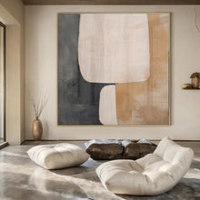 Load image into Gallery viewer, Minimalist Shape Composition Acrylic Art, Great for Contemporary Hallway &amp; Studio LargeART1047
