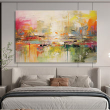 Load image into Gallery viewer, Vibrant Cityscape Abstract Painting for Modern Office &amp; Urban Loft DKH123

