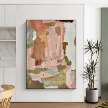Load image into Gallery viewer, Soft Color - Block Abstract Art, Suited for Calm Nursery &amp; Minimalist Café LargeART2285
