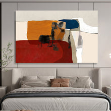 Load image into Gallery viewer, Color - Block Abstract Painting On Canvas with Bold Shapes DKH357
