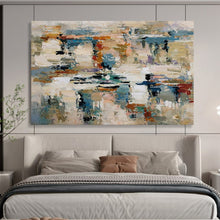 Load image into Gallery viewer, Colorful Chaos of Abstract Shapes Abstract acrylic painting DLZ012
