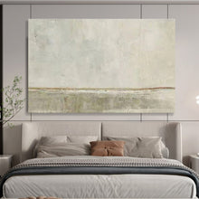 Load image into Gallery viewer, Minimalist Abstract Painting on Canvas - “Subtle Divide” DKH736
