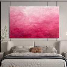 Load image into Gallery viewer, Gradient Pink Abstract Painting for Romantic Bedroom &amp; Soft - Toned Boutique DKH272
