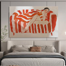Load image into Gallery viewer, Stylized Figure Abstract Art for Bohemian Bedroom &amp; Feminine Boutique DKH087
