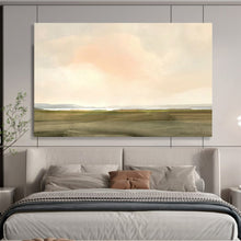 Load image into Gallery viewer, Soft Pastel Sky Landscape Abstract acrylic painting DLZ121

