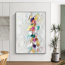 Load image into Gallery viewer, “Earth - Tone Minimalism” Abstract Brown - and - White Painting on Canvas, Understated Decor DKH974
