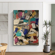 Load image into Gallery viewer, Custom Large Vibrant Color Collage - Ideal for Creative Studio Break Area &amp; Eclectic Home Lounge LargeART0727
