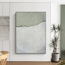 Load image into Gallery viewer, Split Tones in Gray – Minimalist Abstract with Textured Layers DTP241
