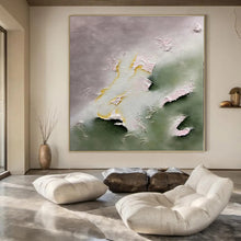 Load image into Gallery viewer, Pastel Textured Abstract Canvas Painting, Perfect for Bohemian Bedroom &amp; Soft - Toned Nursery LargeART1225
