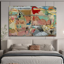 Load image into Gallery viewer, “Desert - Inspired Abstract” - Earthy Tones Abstract Acrylic, Suits Southwest - Themed Room and Art Gallery DLZ243
