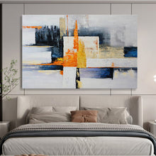 Load image into Gallery viewer, Geometric Abstract Painting with Bold Colors for Creative Studio &amp; Urban Loft DKH220
