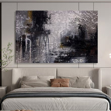 Load image into Gallery viewer, Monochromatic Abstract Cityscape Painting - Great for Industrial Office &amp; Art Gallery Hallway DKH009
