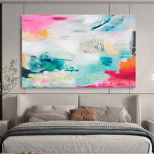 Load image into Gallery viewer, Bright &amp; Airy Abstract Painting for Coastal Home &amp; Creative Studio DKH063
