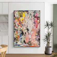 Load image into Gallery viewer, “Wildly Colorful Abstract Mélange” – Vivid Abstract Painting with a Myriad of Hues DTP097
