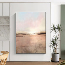 Load image into Gallery viewer, Pastel Landscape Abstract Art, Suited for Serene Bedroom &amp; Relaxing Spa LargeART2314
