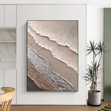 Load image into Gallery viewer, “Lace - Like Textured Abstract” Abstract Painting on Canvas, Elegant Home Accent DKH988
