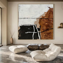 Load image into Gallery viewer, Expressive Abstract Composition Abstract Canvas Painting, Great for Eclectic Home Office &amp; Vibrant Art Studio LargeART1111
