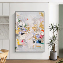 Load image into Gallery viewer, Custom Large Repeat White - Based Color Burst – Ideal for Luxury Duplex Living Area &amp; High - End Design Showroom LargeART0723
