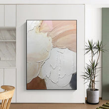 Load image into Gallery viewer, Textured Pastel Abstract Shapes, Suited for Soft - Toned Nursery &amp; Calming Yoga Studio LargeART1991
