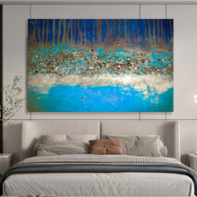 Load image into Gallery viewer, Textured Abstract Forest Painting On Canvas DKH385
